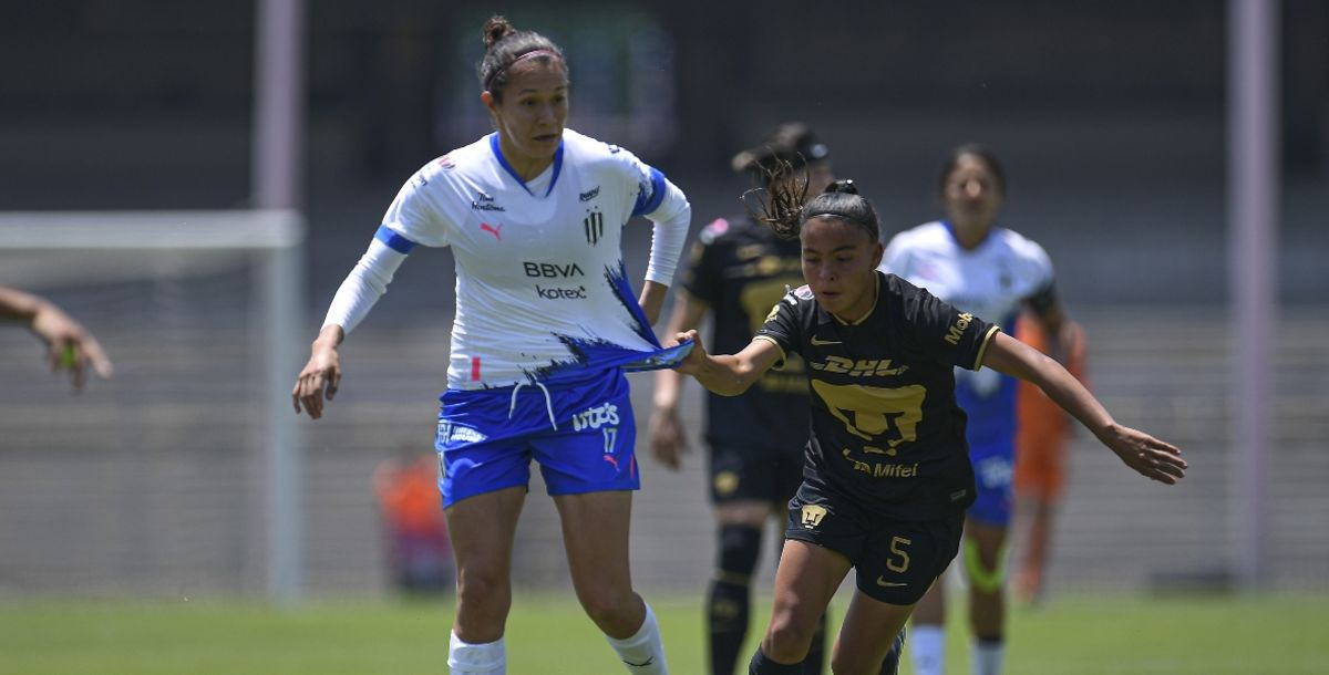 Liga MX Femenil Rayadas empató 2 2 con Pumas en CU