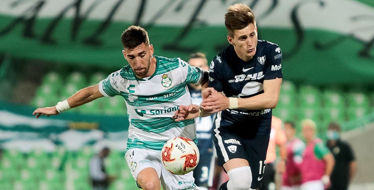 Santos fue superior a Pumas, pero al final cayó 21 en el Santos fue superior a Pumas, pero al final cayó 21 en el