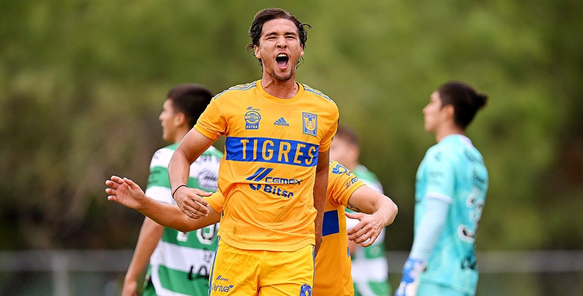 Liga Mx Tigres Sub Empato 2 2 Con Santos En La Cueva De Zuazua