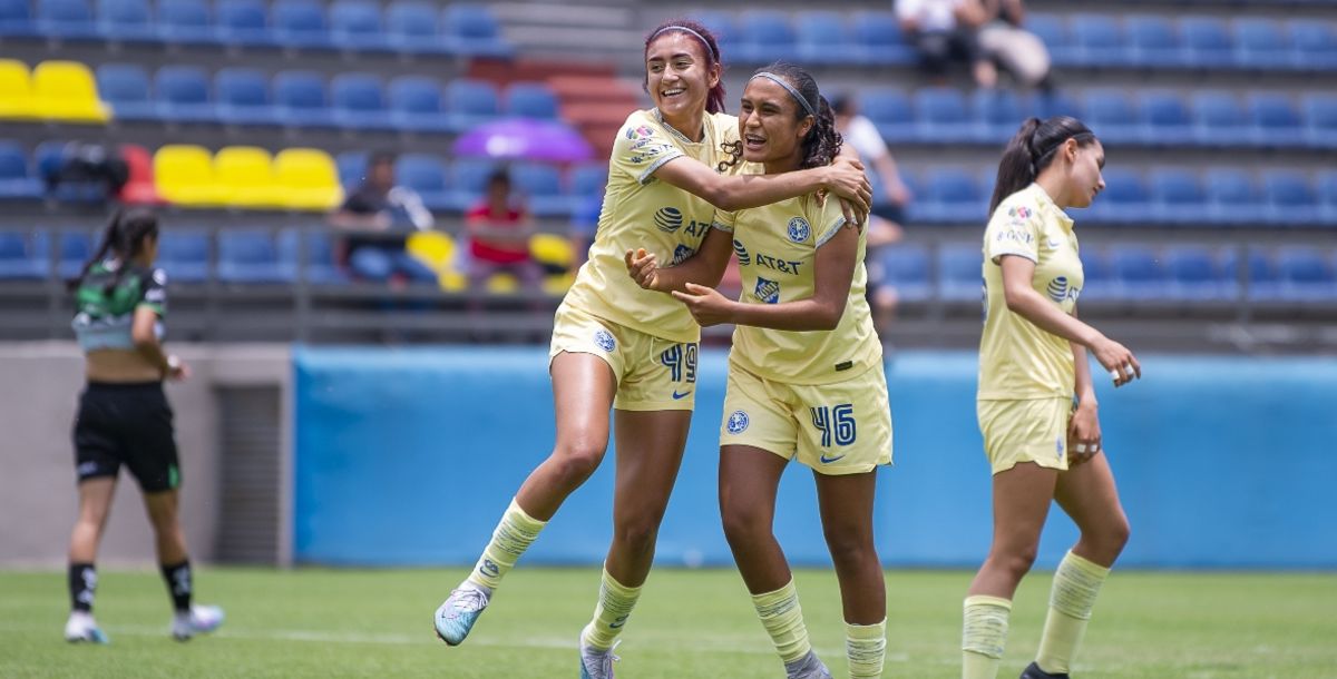 Liga MX Femenil Sub 18 América goleó 30 a Santos en Cuartos