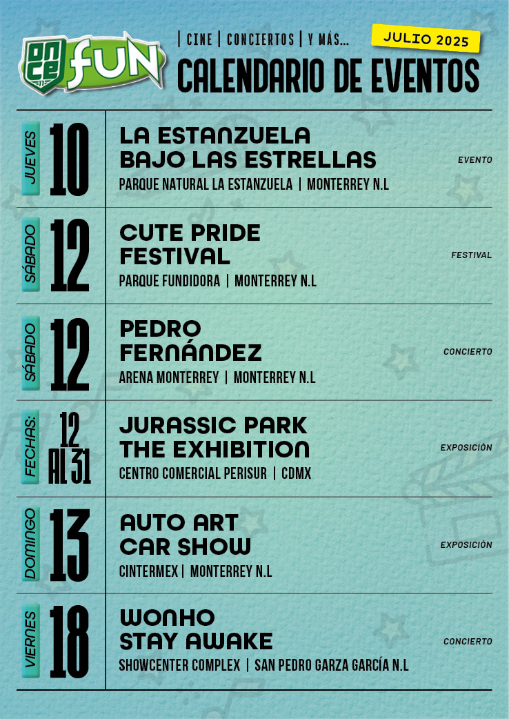 Agenda de eventos ONCE